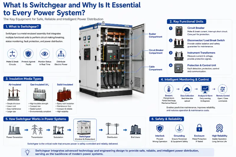 ເປັນຫຍັງ Switchgear ເປັນ Node ຫຼັກໃນລະບົບພະລັງງານທີ່ທັນສະໄຫມ?