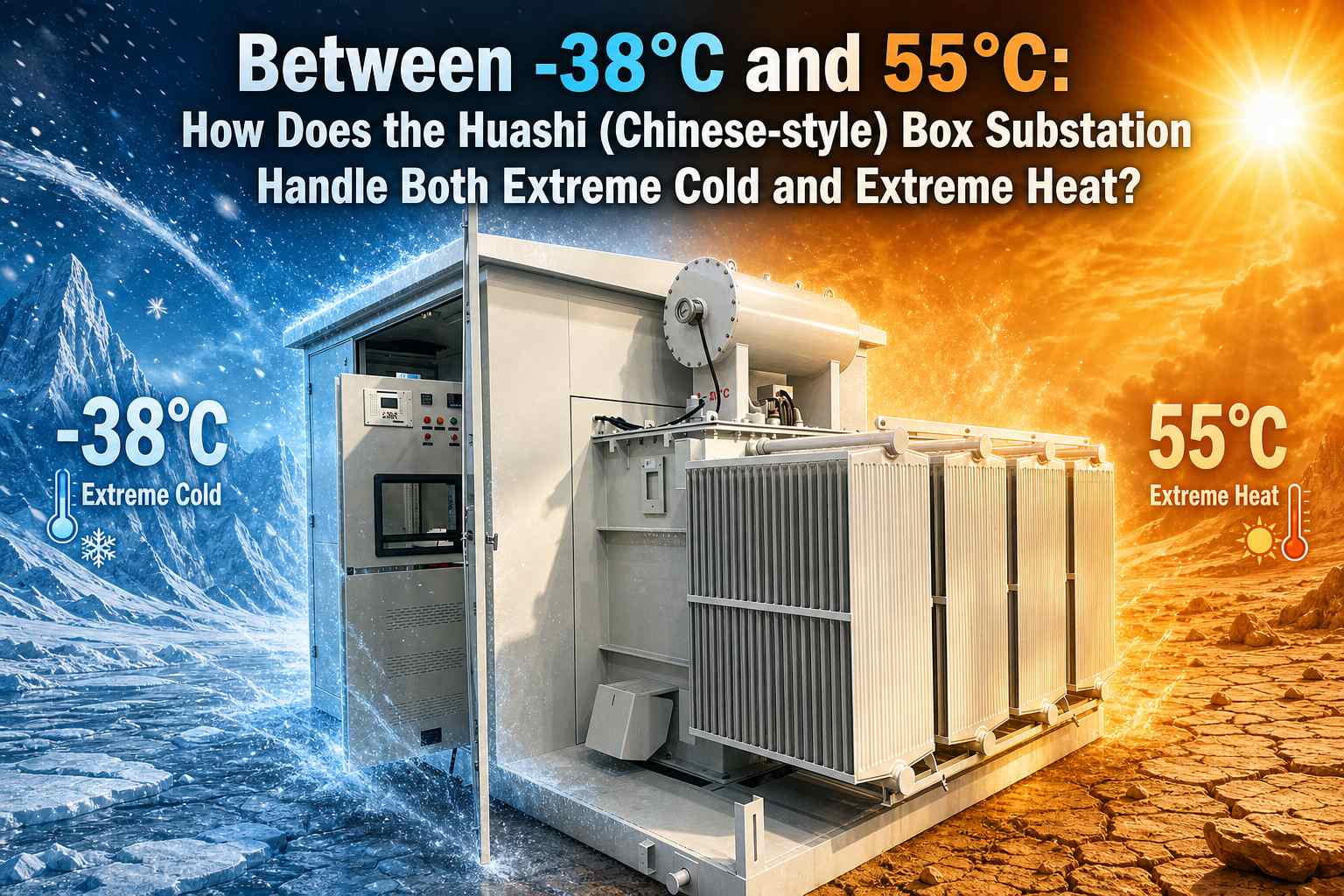 ໃນລະຫວ່າງ -38°C ແລະ 55°C: ສະຖານີ Substation ກ່ອງ Huashi (ແບບຈີນ) ເຮັດແນວໃດ?